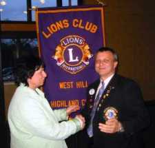 Lion Terry recognized for 30 years of Lionism